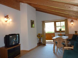 Ferienwohnung Guffertblick - Wohnraum