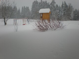 Blick zum Spielplatz