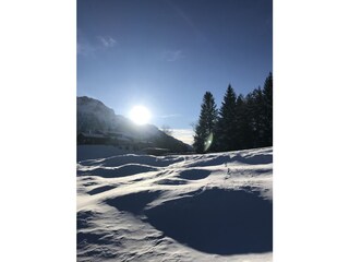 Winterlandschaft am Kranzberg bei Mittenwald