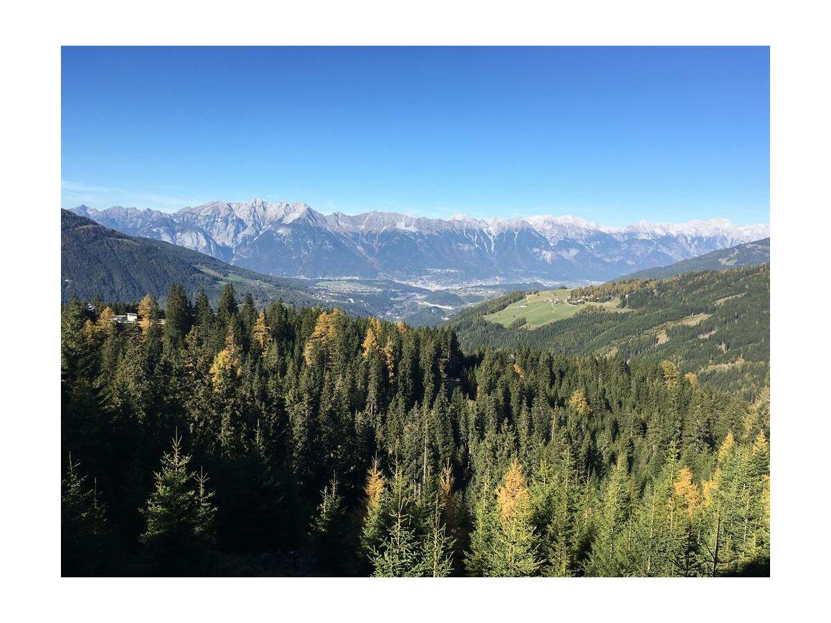 Blick auf Innsbruck und die Nordkette