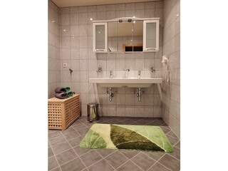 ein Blick ins Badezimmer