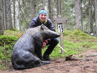 Bogenschießen am hauseigenen Bogenparcours