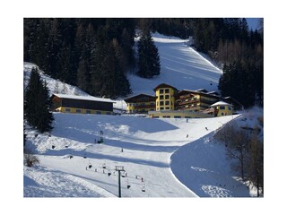 Vom Hotel auf die Piste