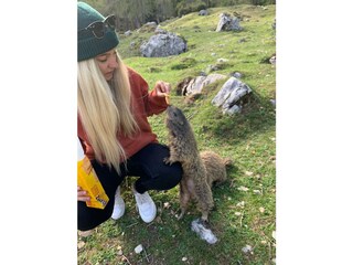 Unsere Linda mit Murmerl Bachlalm