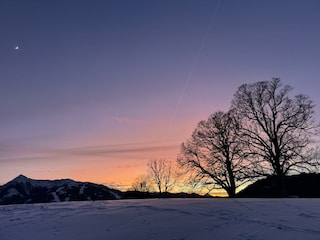 winterliche Abendstimmung