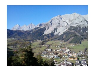 Ramsau-Zentrum - Blick von der Sprungschanze