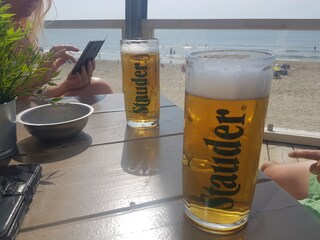 Beer am strand