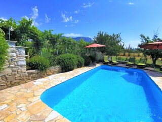 Pool and outside shower