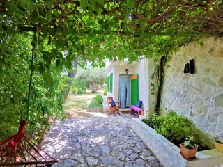 Private entrance to the bedroom