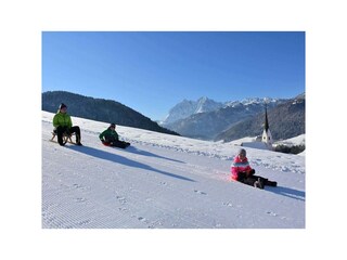 Schlitten fahren