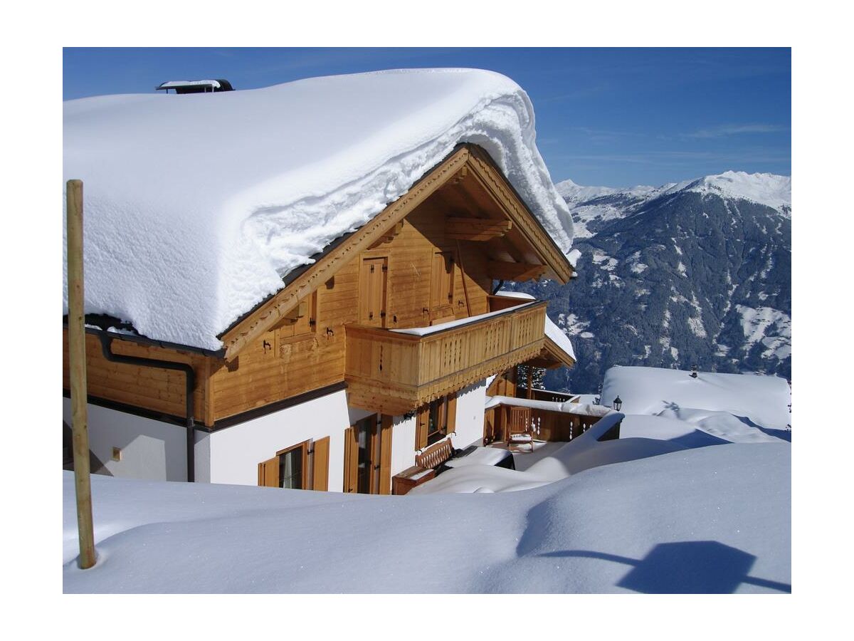 Chalet Alpengarten Hausansicht Winter