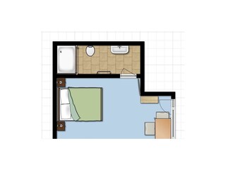 Grundriss Garconniere