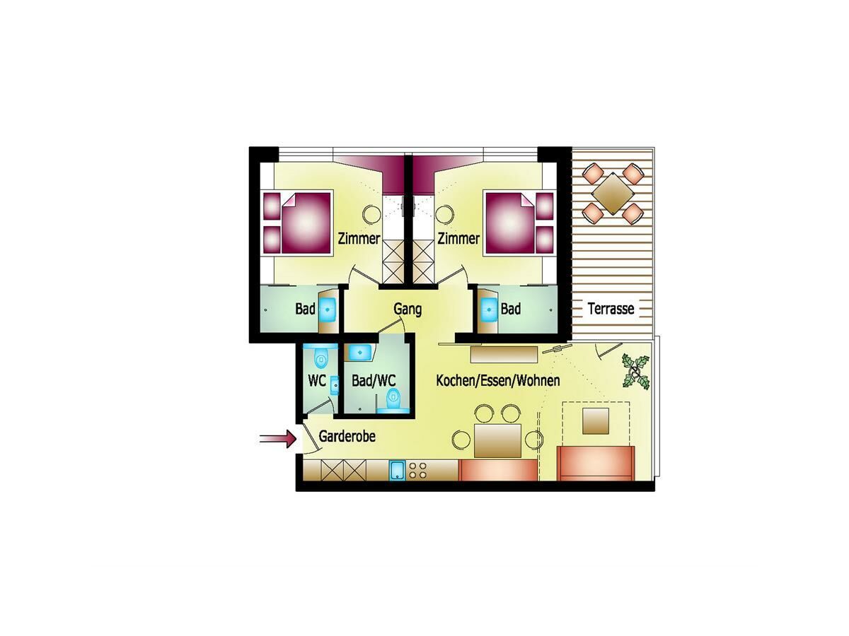 Top-Level-Ferienwohnung-Zillertal-Aschau-Plan_Eins