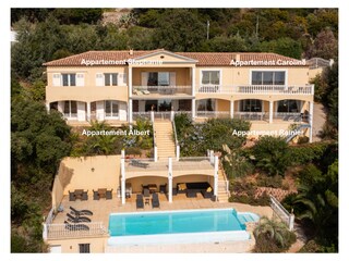 Villa Monte Carlo with the 4 apartments