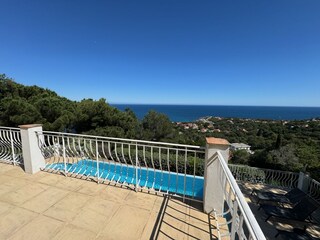 Apartamento de vacaciones Les Issambres Grabación al aire libre 8