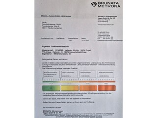 TRINKWASSERANALYSE 2025