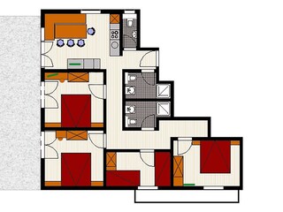 Appartamento per vacanze Schröcken Caratteristiche 23