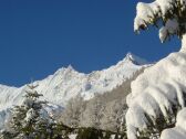 Blick Mischabelkette im Schnee