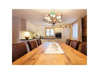 A south facing terrace with mountain and glacial v