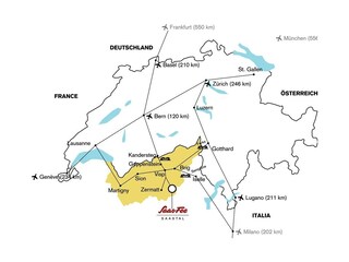 Anreise nach Saas-Fee