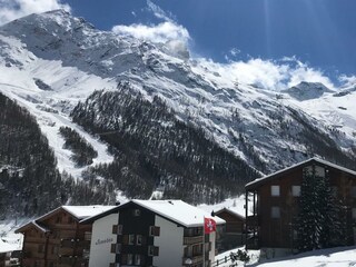 View from the balcony winter