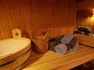 Kostenlose Benützung der Sauna im Haus Azur
