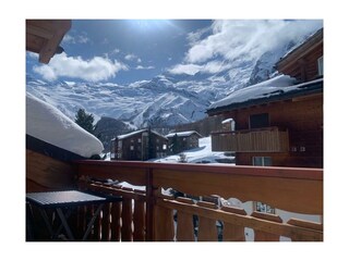 Aussicht vom West-Balkon