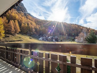 Ausblick vom Balkon