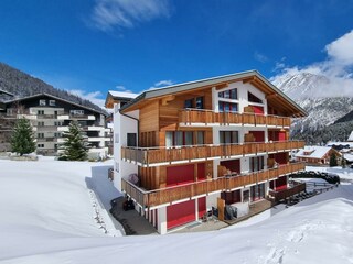 View of building in Winter