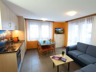 Wohnbereich und Küche