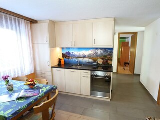 Küche und Wohnbereich