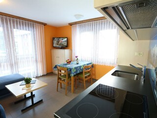 Wohnbereich und Küche