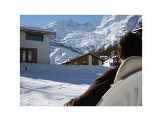 Geniessen vor dem Haus Bergruh