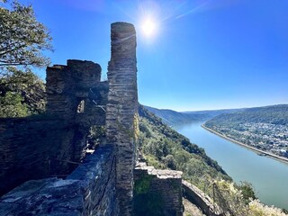 Der Rhein von Burg Liebenstein aus