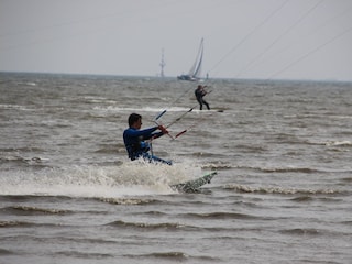 Kyter am Strand zu Schillig