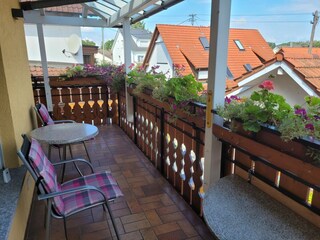 Balkon mit Aussicht