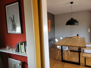 Blick ins Esszimmer