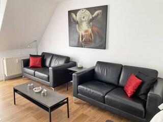Zwei gemütliche Couches