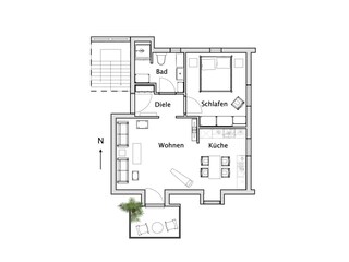 Appartement de vacances Ostseebad Schönhagen Plan d'étage 21