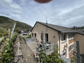 Unsere Aussenterrasse zum Weinberg