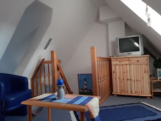 Das Jugendwohn- und Schafzimmer unterm Dach