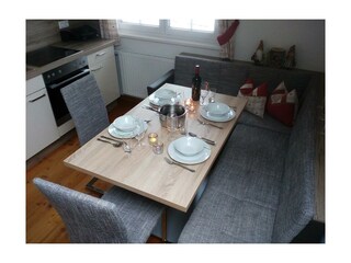Appartement Stroblhof_Aich_Esstisch