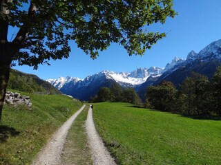 Near Soglio in the district Bregaglia