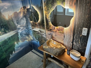 Ferienhaus Gruber Aich, Badezimmer