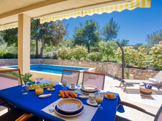 Villa Nerežišća Buitenaudio-opname 2
