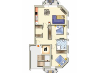 Holiday apartment Zingst Floor Plan 29