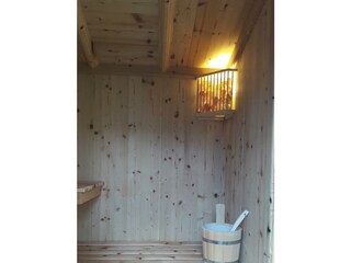 Sauna im Garten
