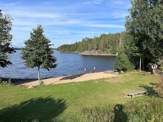 See mit Badestrand, circa 10 min. entfernt