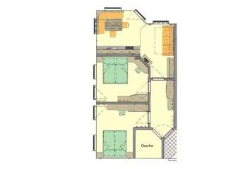 Vakantieappartement Gsies Grondplan 33