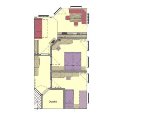 Appartamento per vacanze Gsies Pianta del piano 41